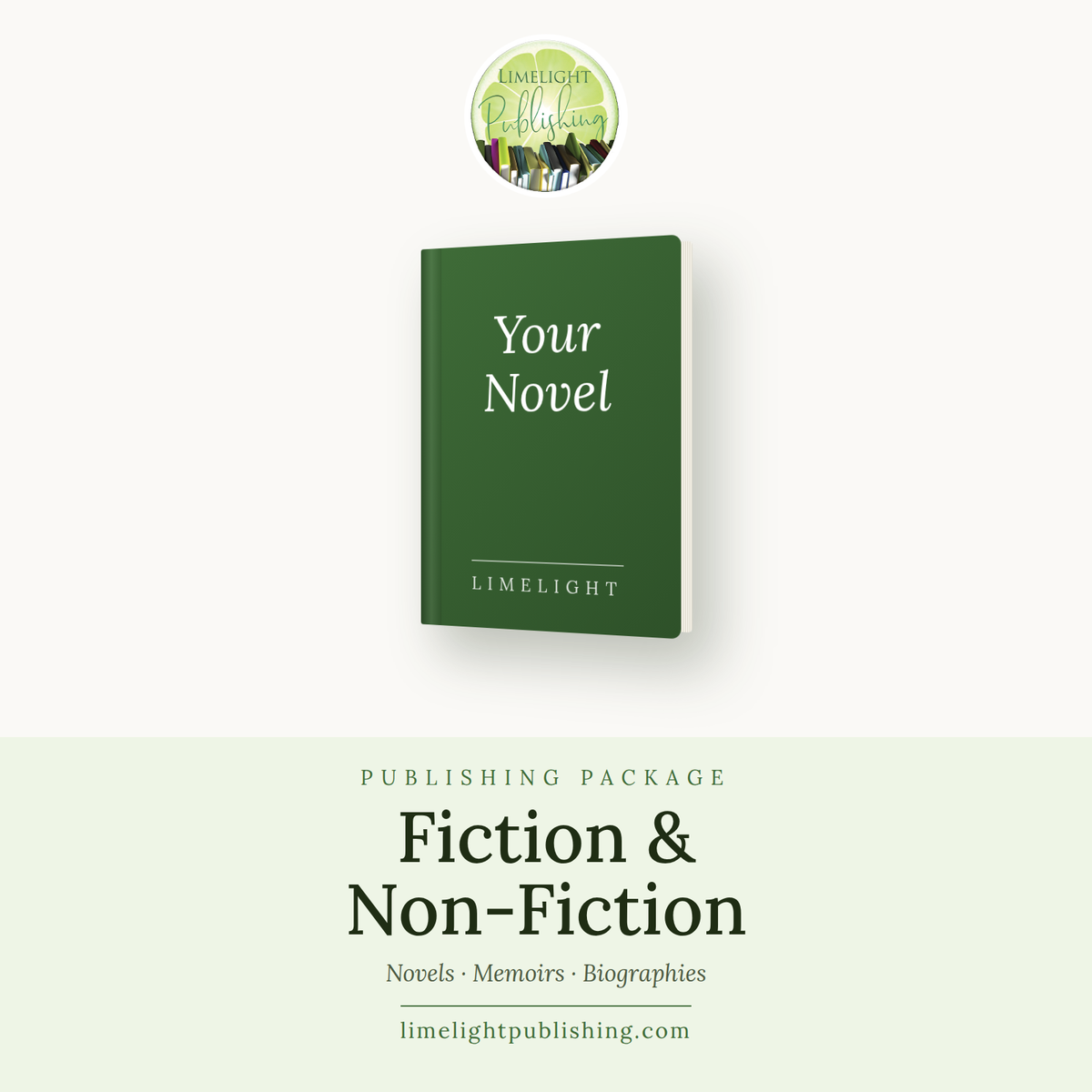 Limelight Publishing Fiction and Non-Fiction publishing package