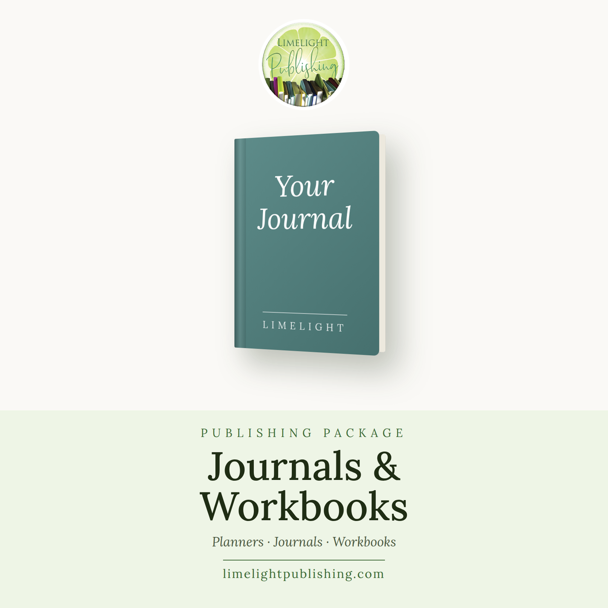 Limelight Publishing Journals and Workbooks publishing package