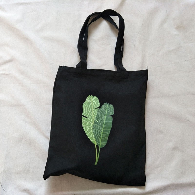 Leaf Canvas Tote Bag